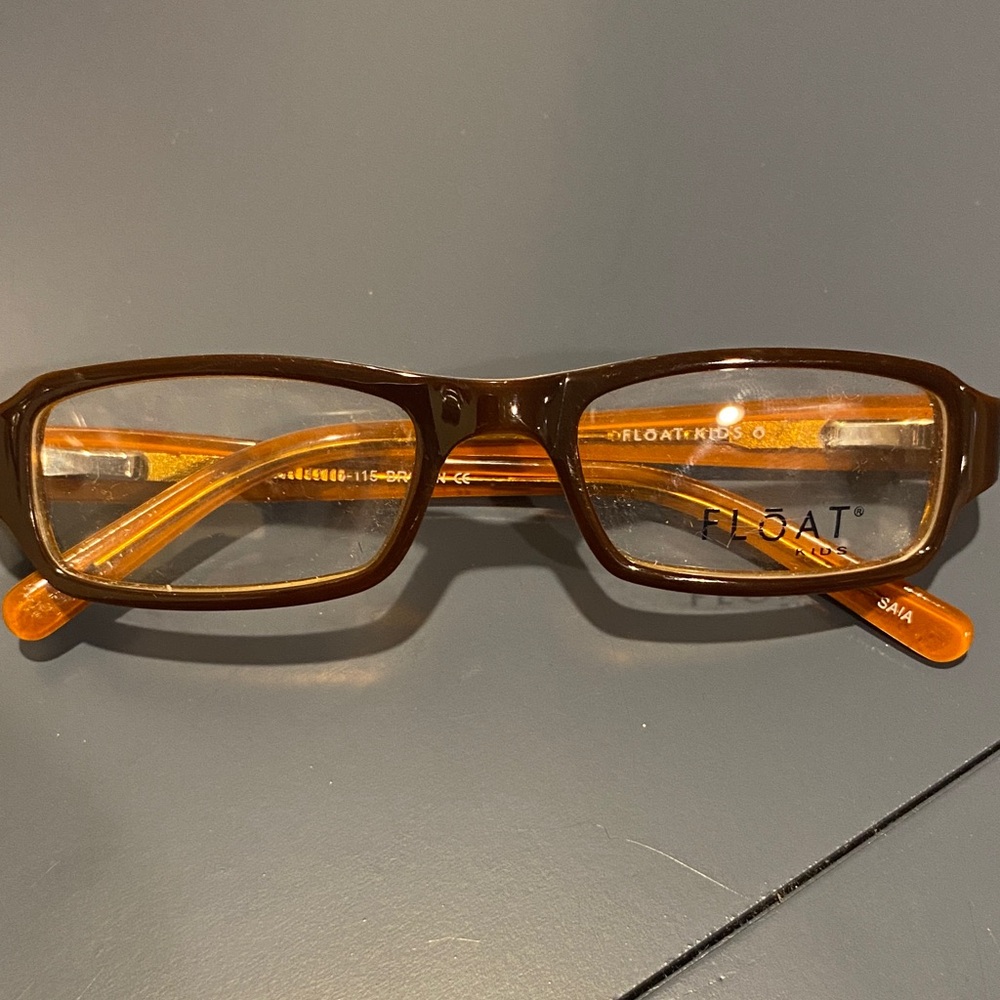 Float Kids Brown and Orange Glasses